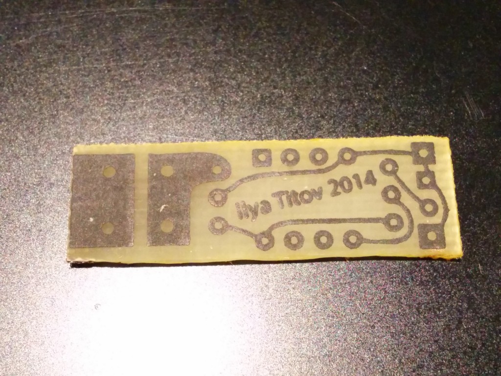 Etched pcb